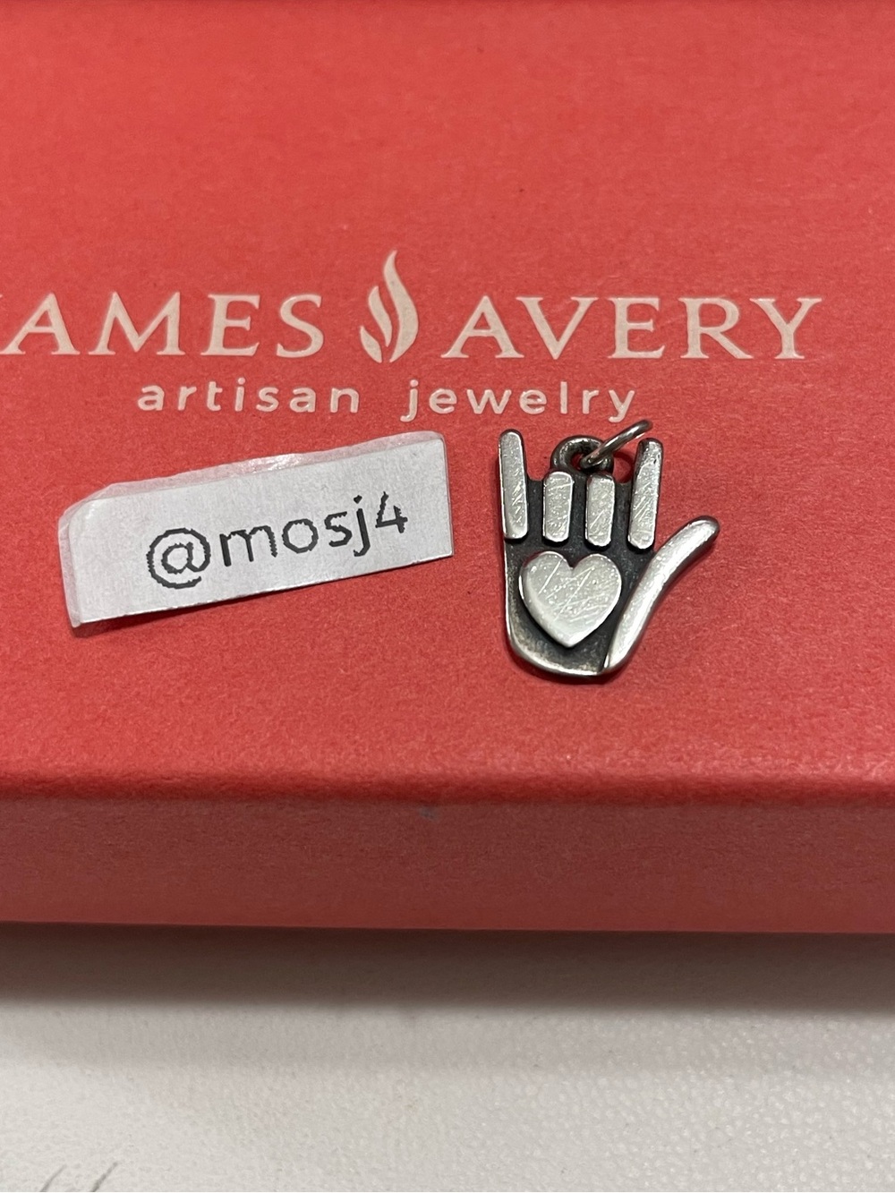 James Avery Sign of Love Charm
